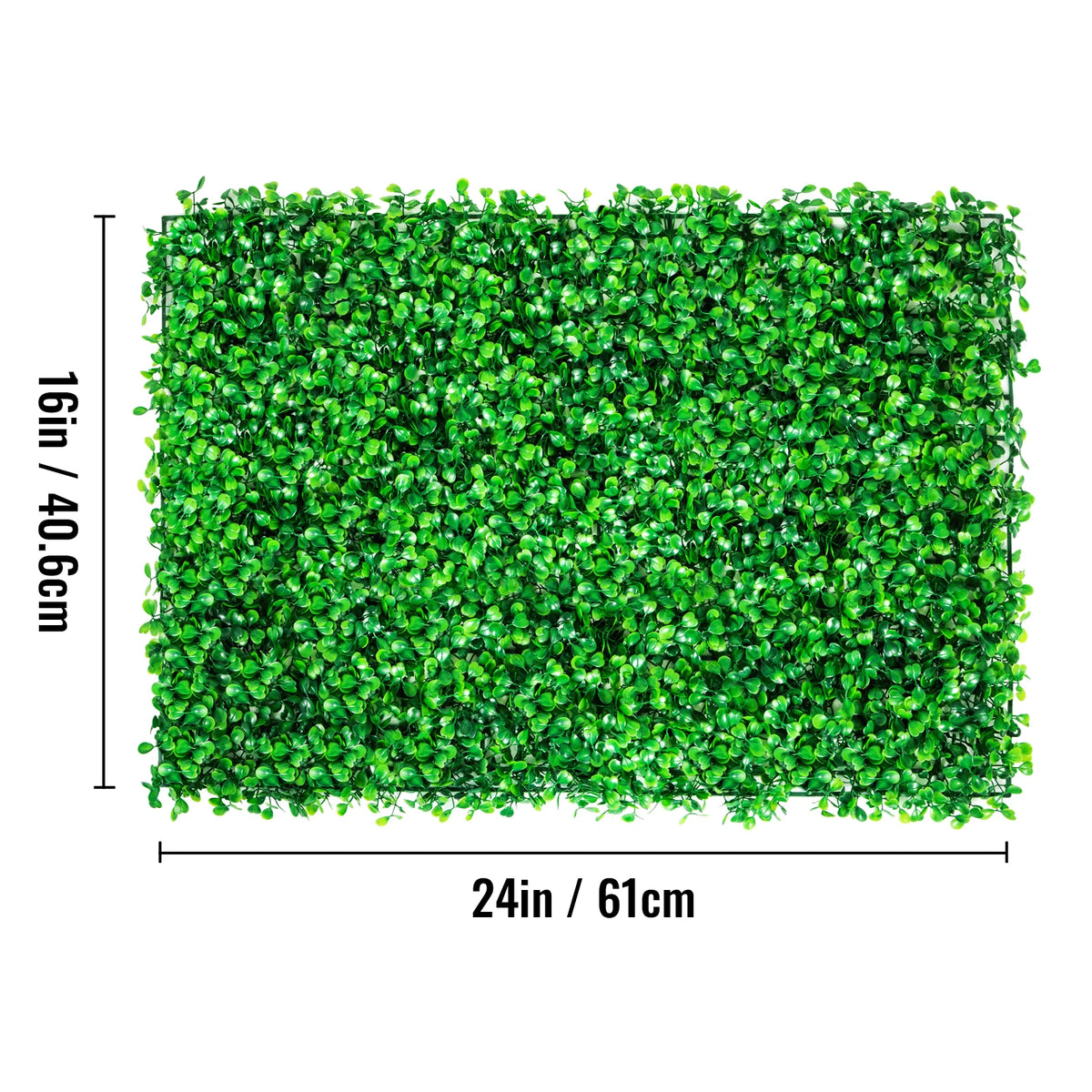 SucceBuy Artificial Boxwood Hedge Wall Panel Privacy Screen Decor
