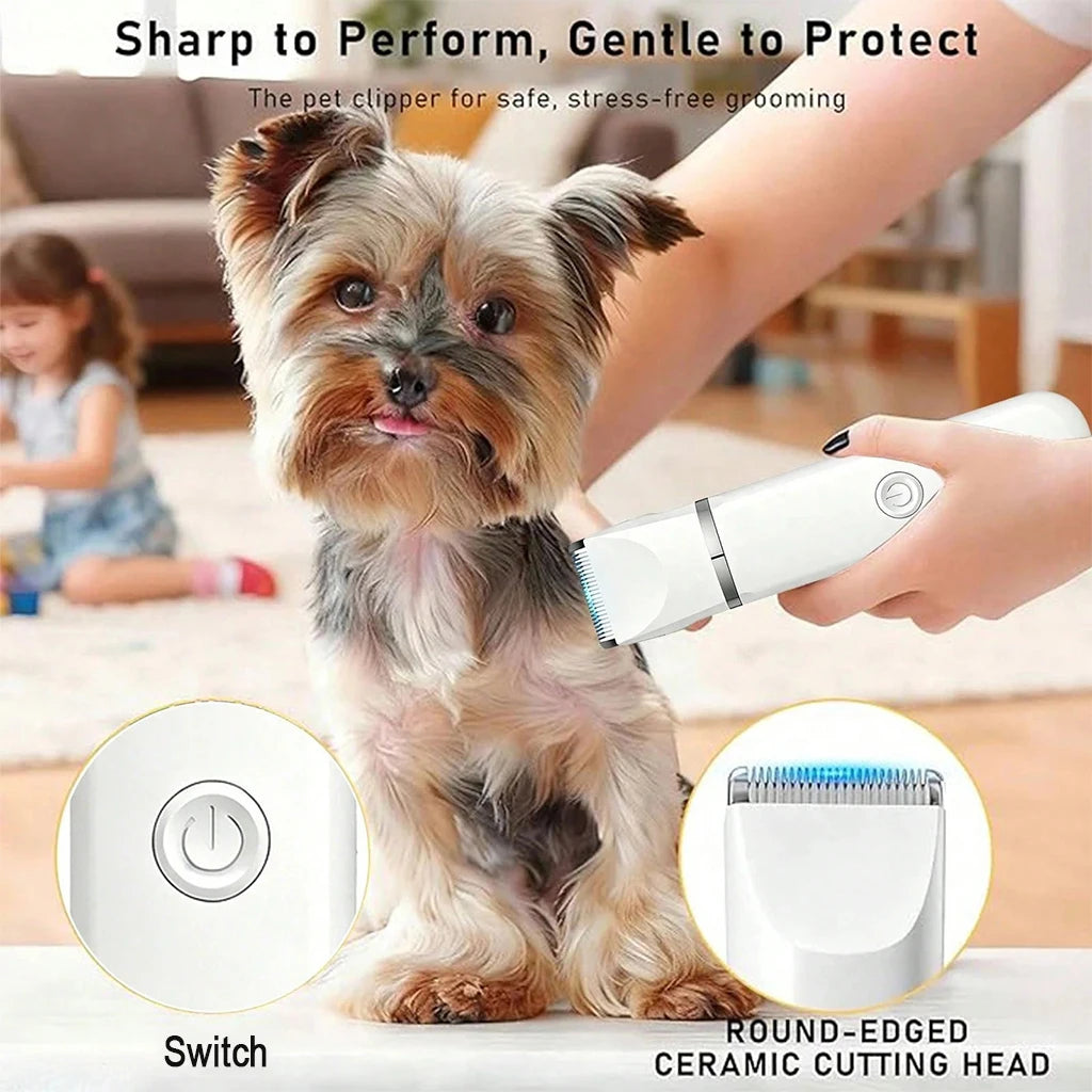 Shuyu Cordless Rechargeable Pet Hair Clipper And Trimmer Kit