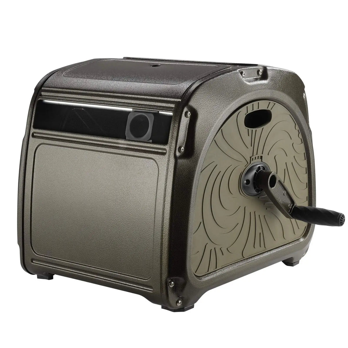 Giraffe Tools Metal Garden Hose Reel With Crank Handle