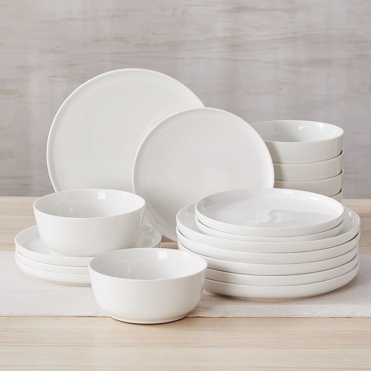 Malacasa Elegant Ceramic Dinnerware Set With Plates And Bowls