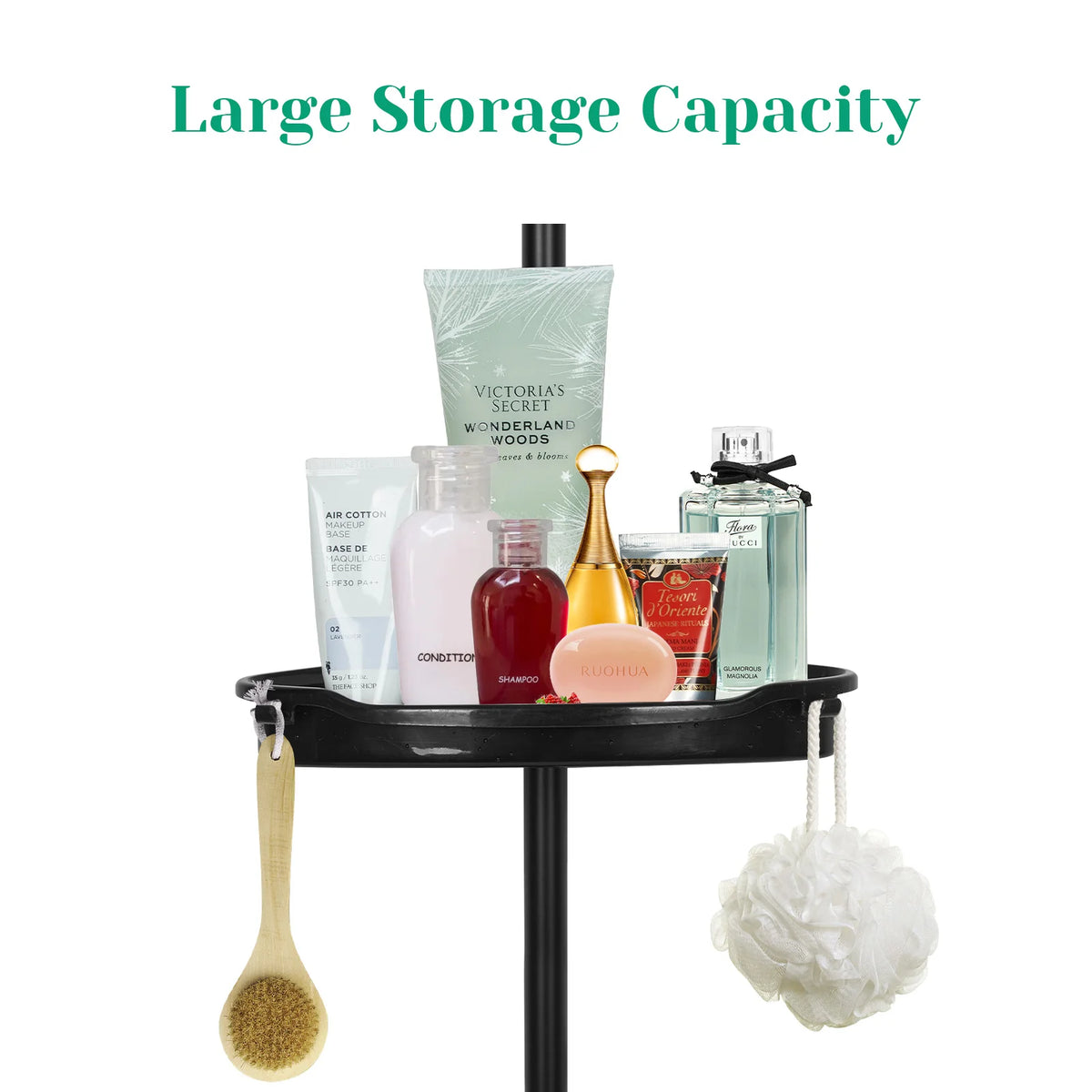 HiMISS Four Tier Corner Shower Caddy For Bathroom Storage