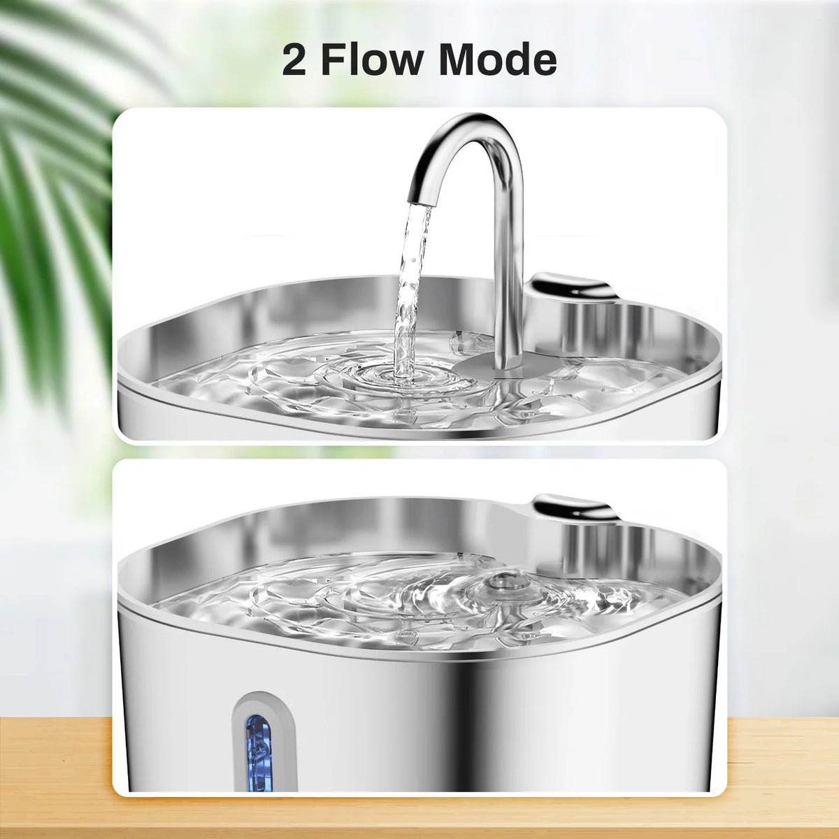 Silent Stainless Steel Pet Water Fountain Dispenser For Cats And Dogs