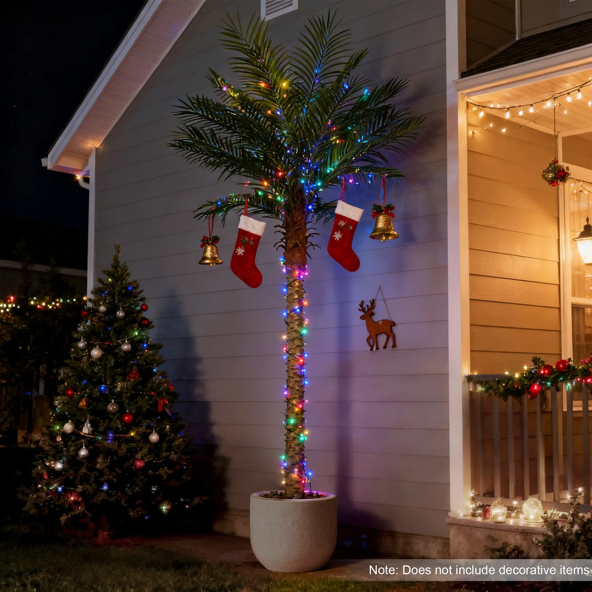 Olitree Artificial Cane Palm Tree For Indoor Outdoor Home Decor