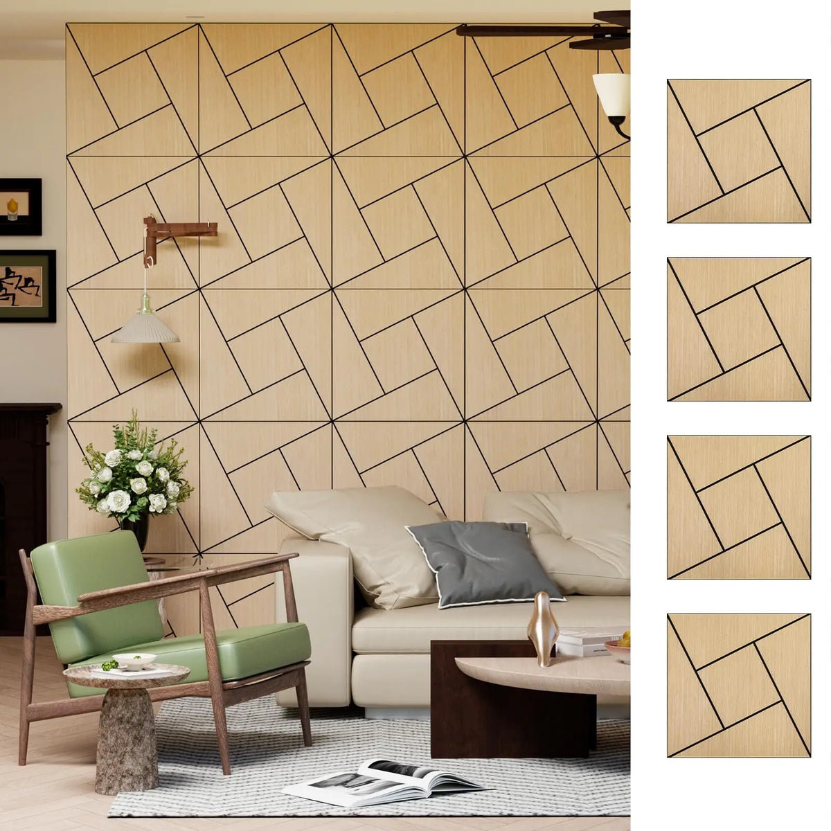 Self Adhesive Acoustic Wall Panels For Home And Office