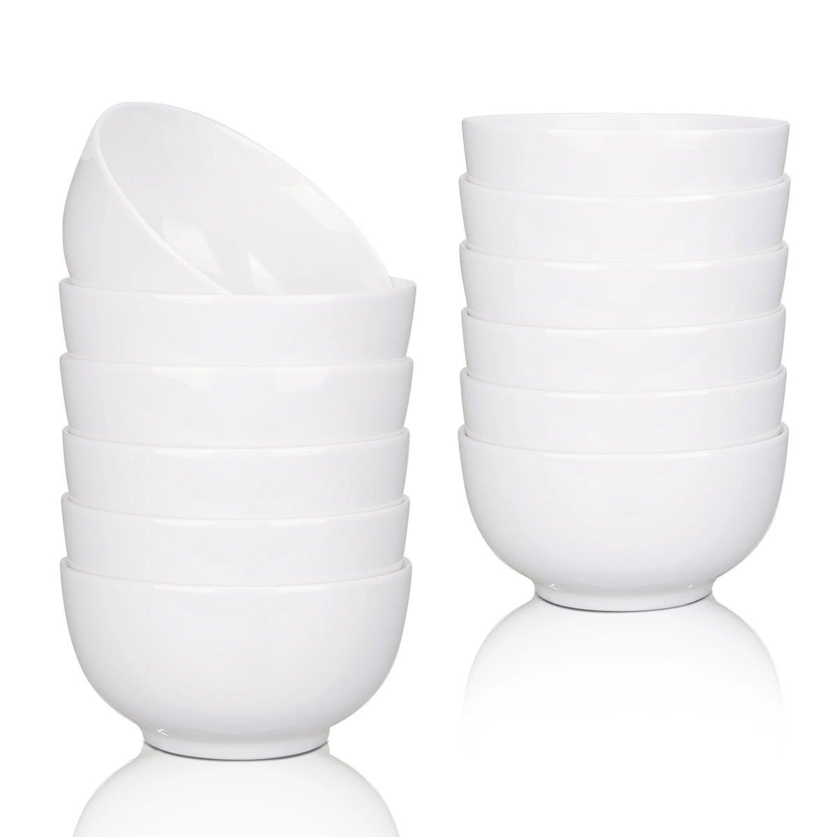Premium Ceramic Bowls Set For Cereal Soup And Pasta Serving