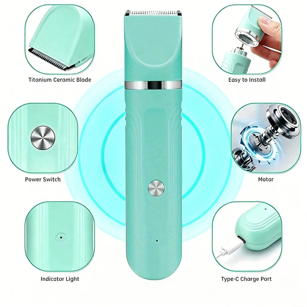 Shuyu Cordless Rechargeable Pet Hair Clipper And Trimmer Kit