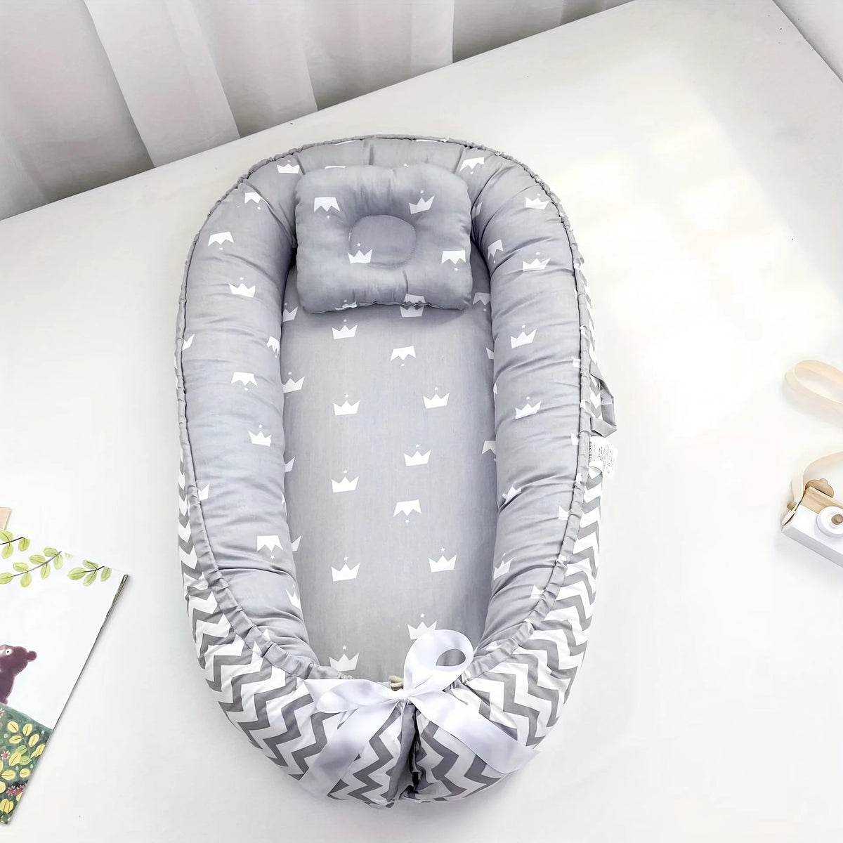 Reversible Washable Pet Bed For Dogs And Cats Plush Cotton
