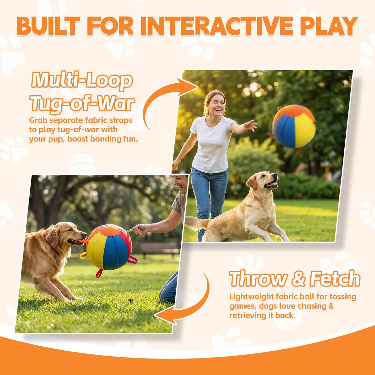 Christmas Nylon Inflatable Dog Sheep Ball Tear Resistant Pet Toy
