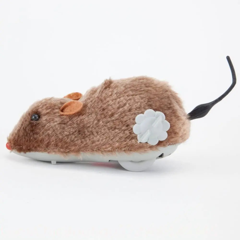 Interactive Lifelike Rolling Mouse Toy For Pet Enrichment