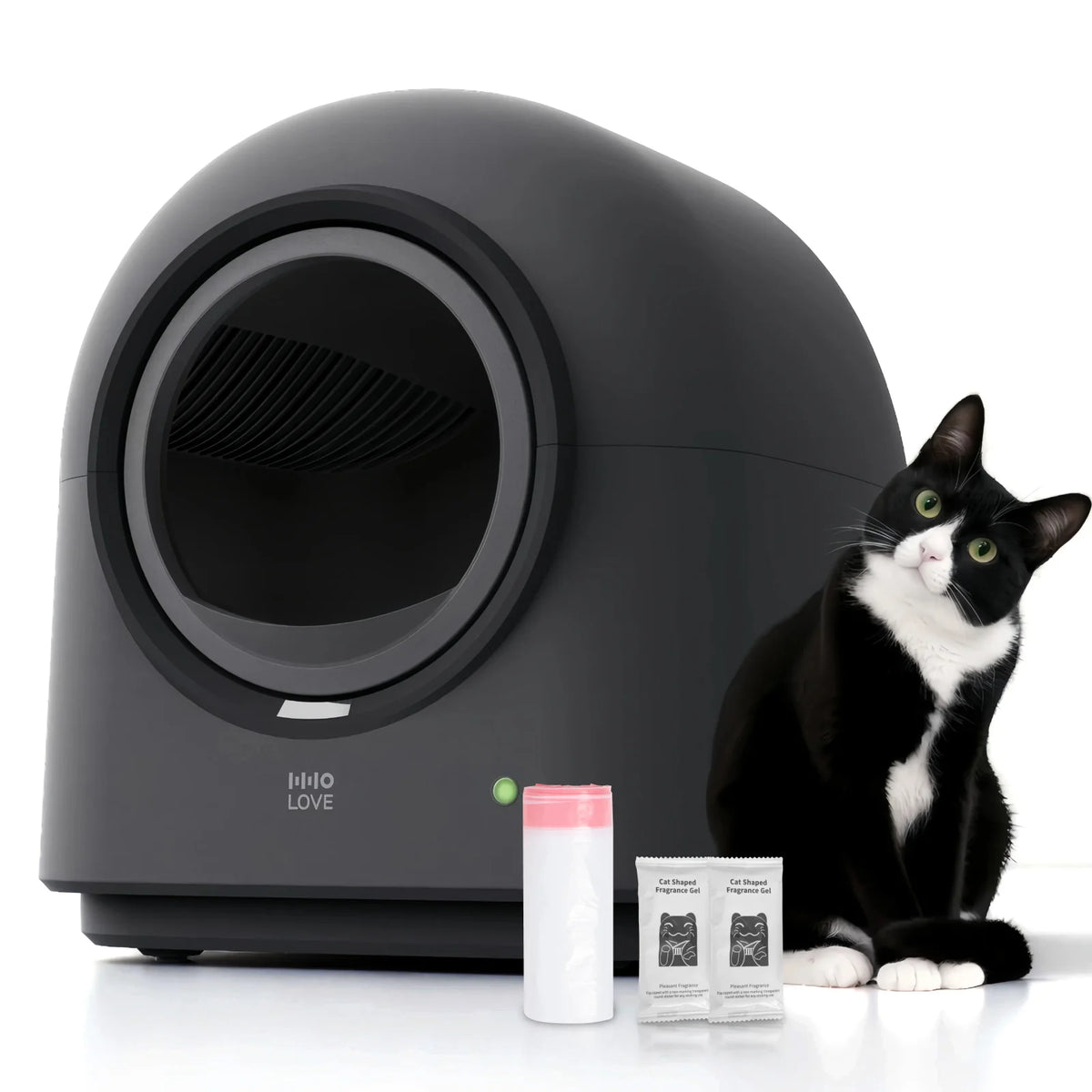 Hhollove Automatic Cat Litter Box With App Control And Safety