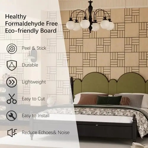 Premium Self Adhesive Wood Slat Acoustic Wall Panels