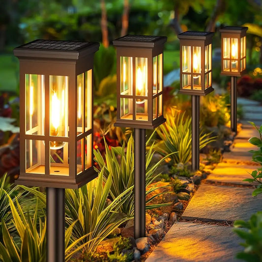 Outdoor Waterproof Solar Led Pathway Lights For Garden Decor