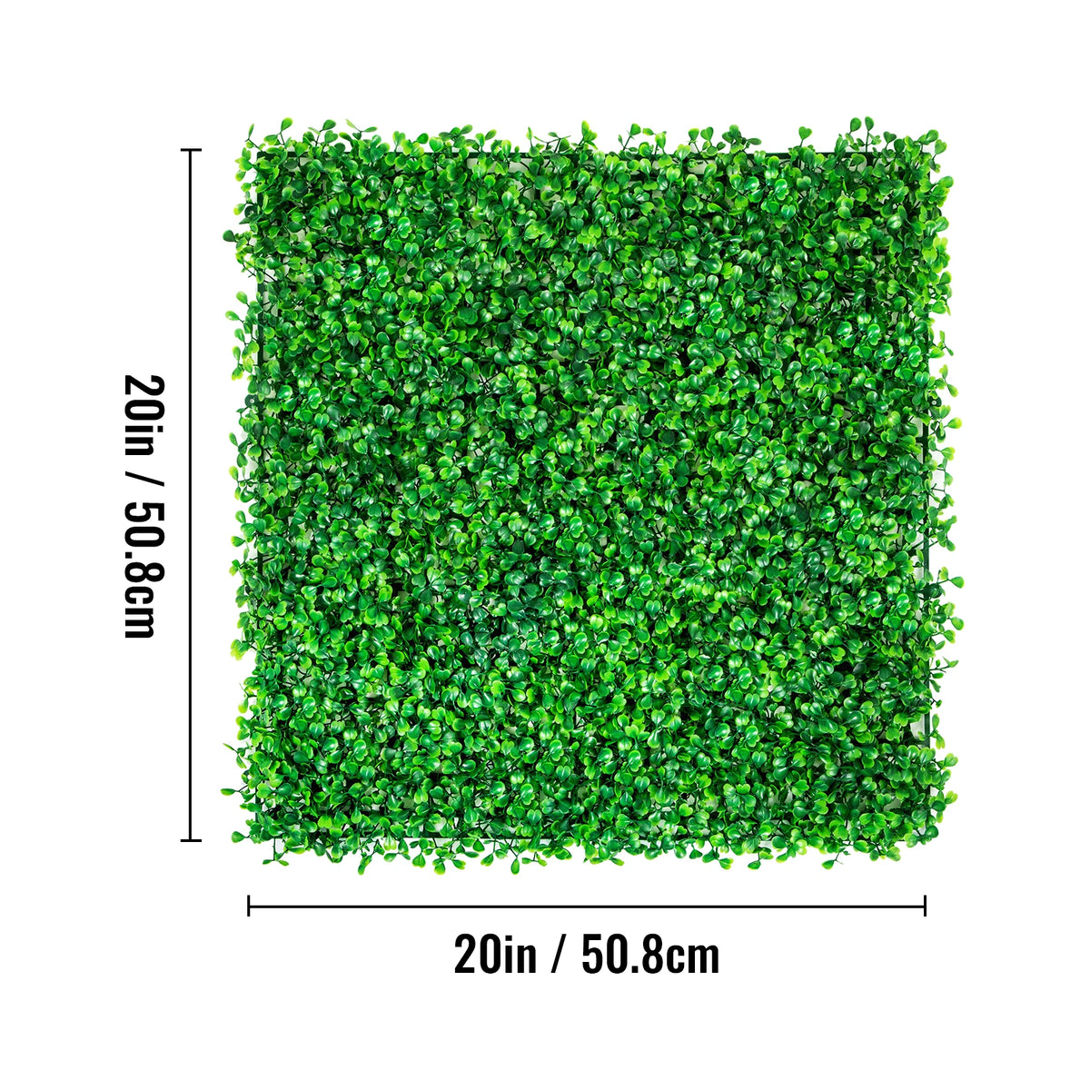 SucceBuy Artificial Boxwood Hedge Wall Panel Privacy Screen Decor