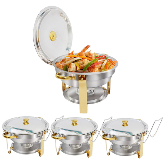 Premium Stainless Steel Chafing Dish Buffet Warmer Set Catering Events
