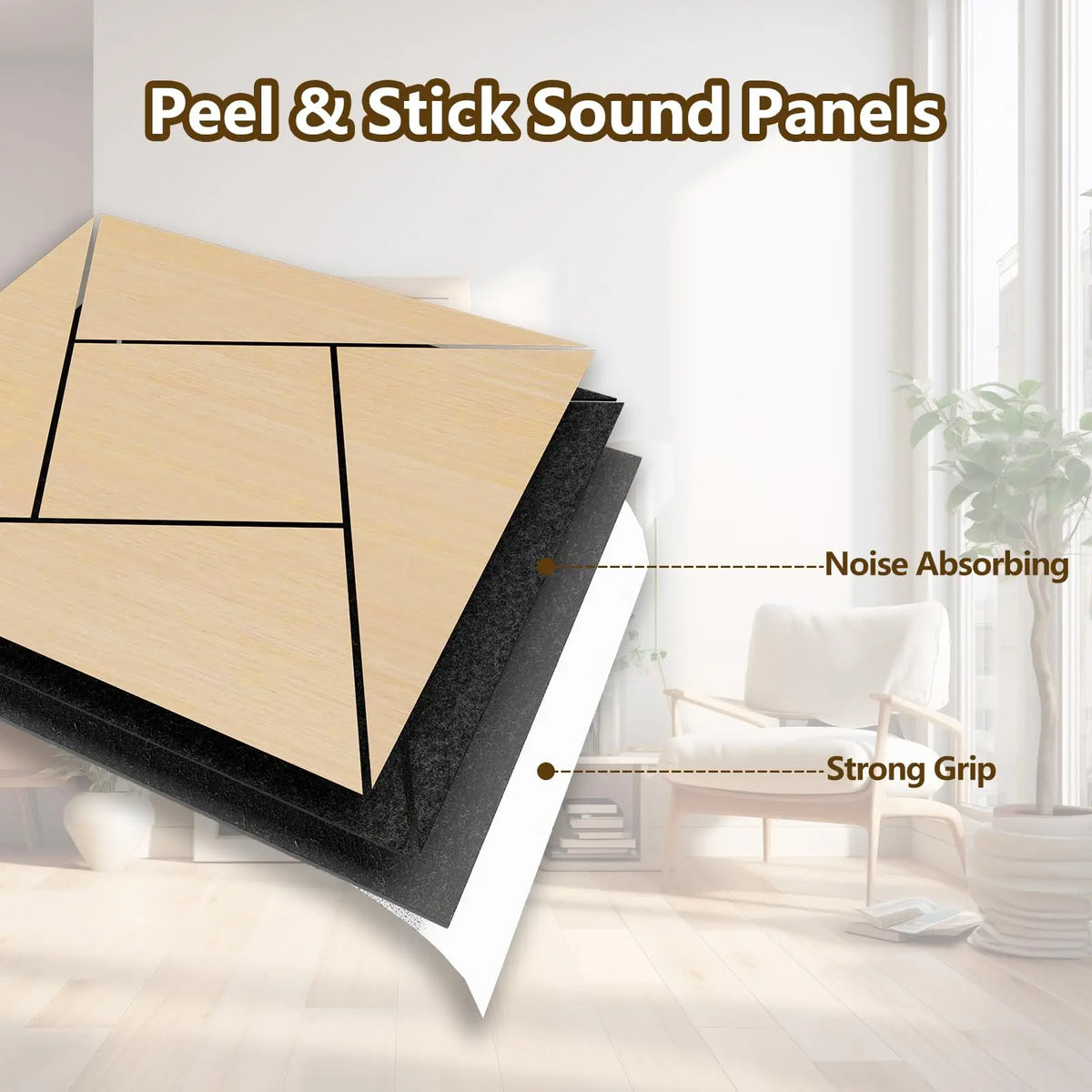 Self Adhesive Acoustic Wall Panels For Home And Office