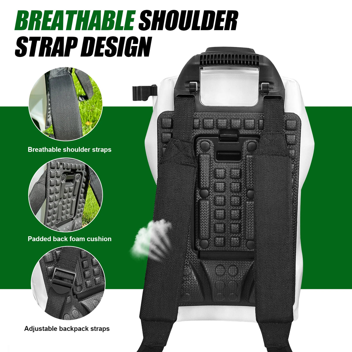 Cordless Electric Backpack Sprayer With Rechargeable Battery