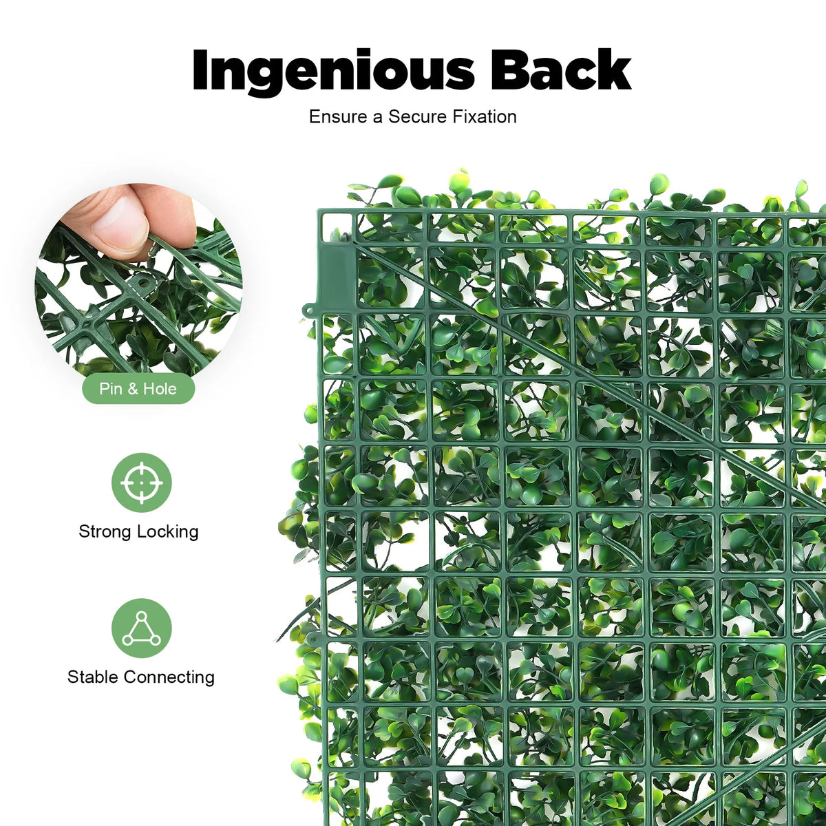 Artificial Grass Wall Panels For Garden Privacy Screen Decor