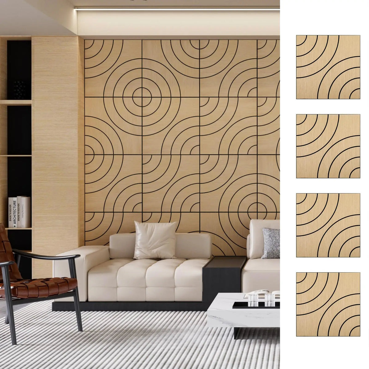 Peel And Stick 3D Acoustic Wall Panels Soundproof Wall Decor