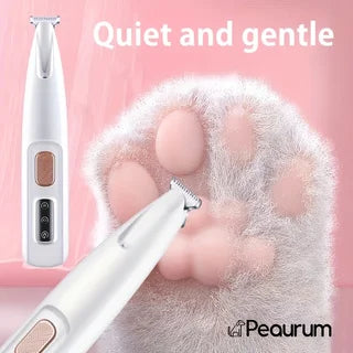 Peaurum Low Noise Rechargeable Pet Grooming Clippers With Led Light