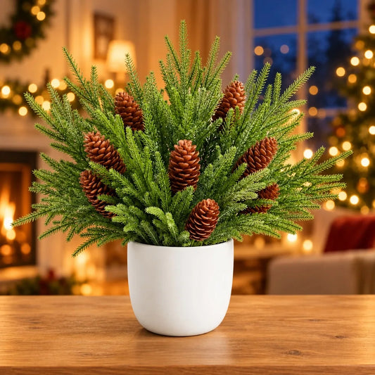 Artificial Pine Branch Christmas Holiday Home Decoration