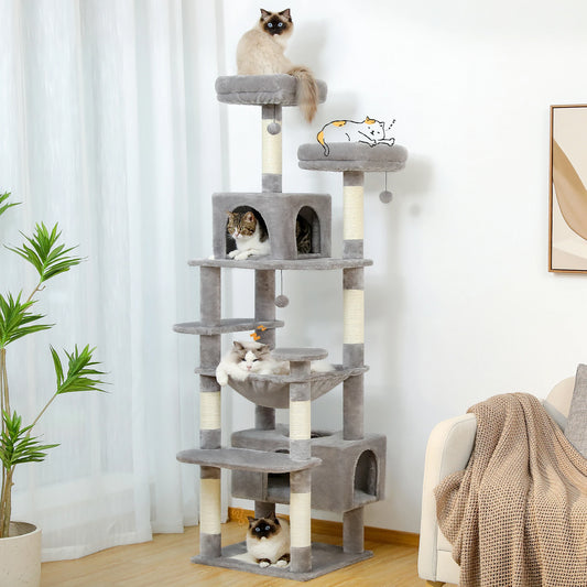 Pawz Road Cat Tree Tower Featuring Sisal Scratching Posts