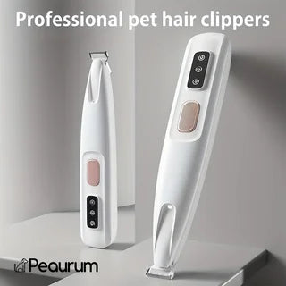 Peaurum Low Noise Rechargeable Pet Grooming Clippers With Led Light