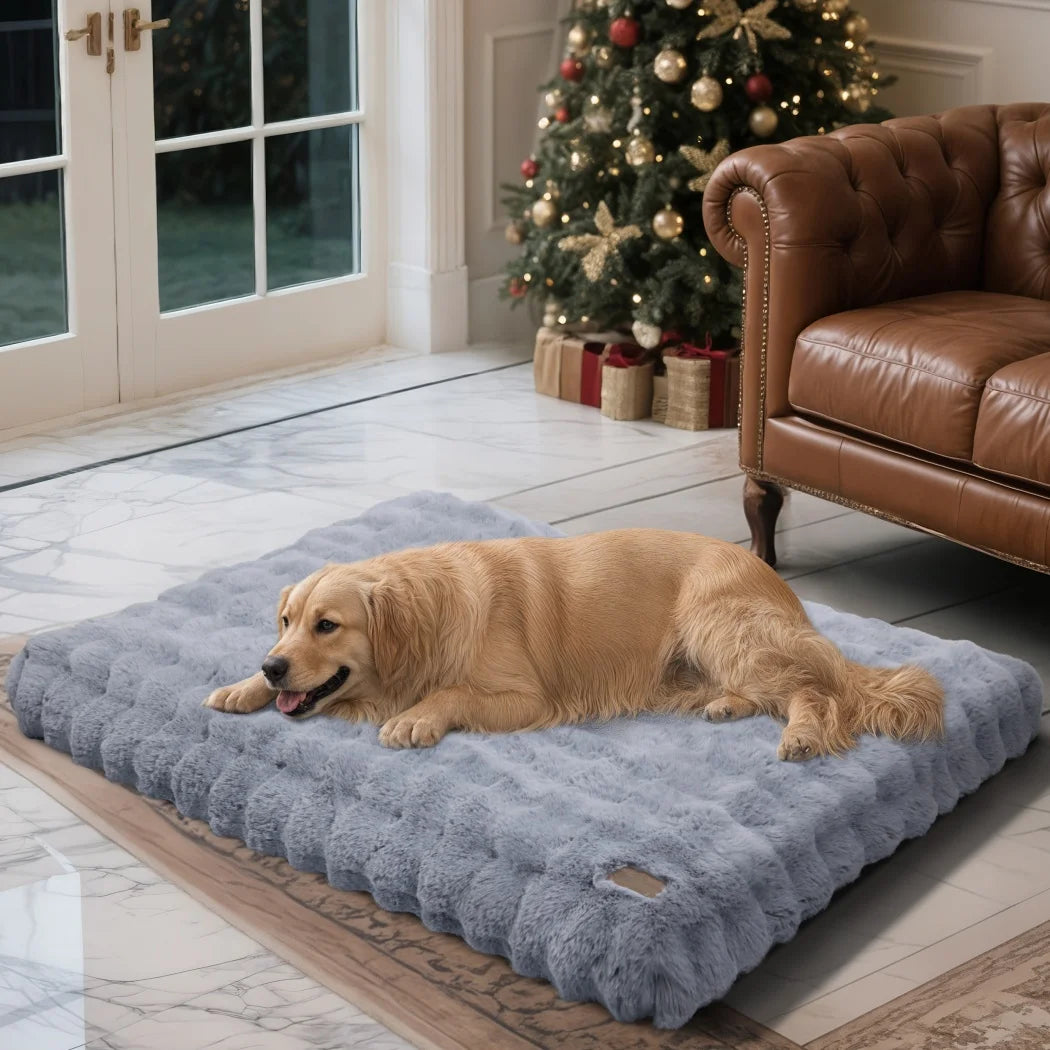 Borwart Ultra Plush Removable Cover Dog Bed Washable Mat