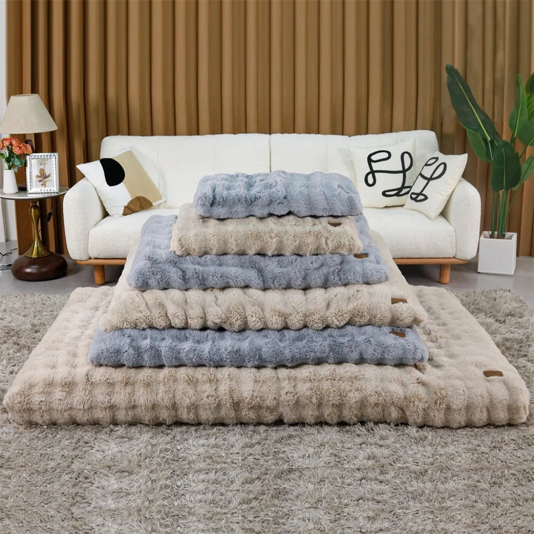 Borwart Ultra Plush Removable Cover Dog Bed Washable Mat