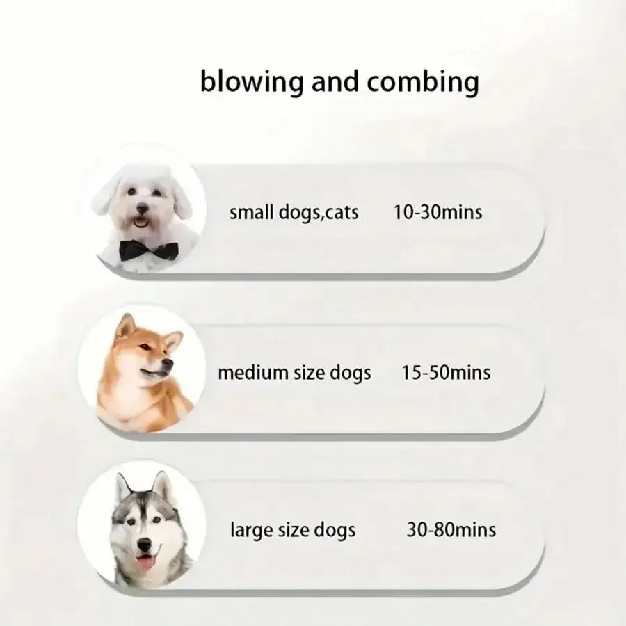 Professional Pet Hair Dryer With Adjustable Speed And Brush