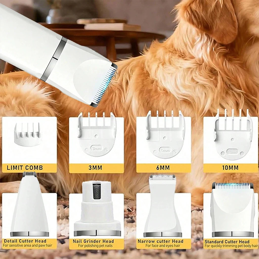 Shuyu Cordless Rechargeable Pet Hair Clipper And Trimmer Kit