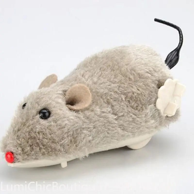 Interactive Lifelike Rolling Mouse Toy For Pet Enrichment