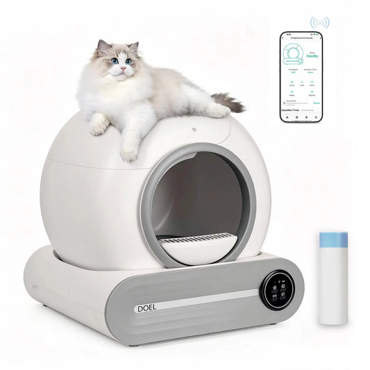 DOEL Automatic Smart Cat Litter Box With App Control