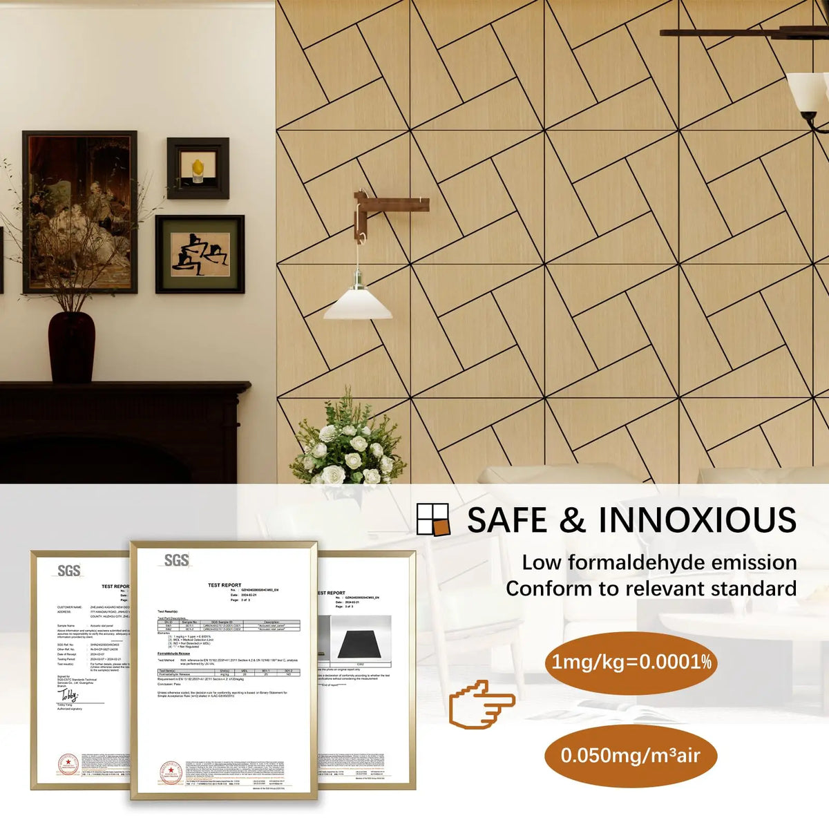 Self Adhesive Acoustic Wall Panels For Home And Office