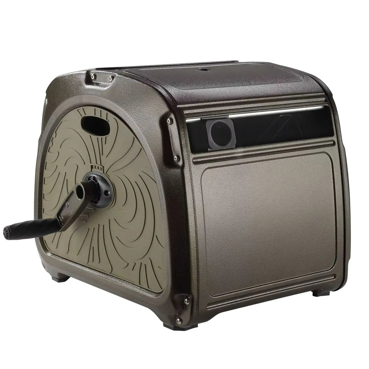 Giraffe Tools Metal Garden Hose Reel With Crank Handle
