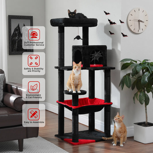 PAWZ Road Gothic Cat Tower With Sisal Scratching Post Condo