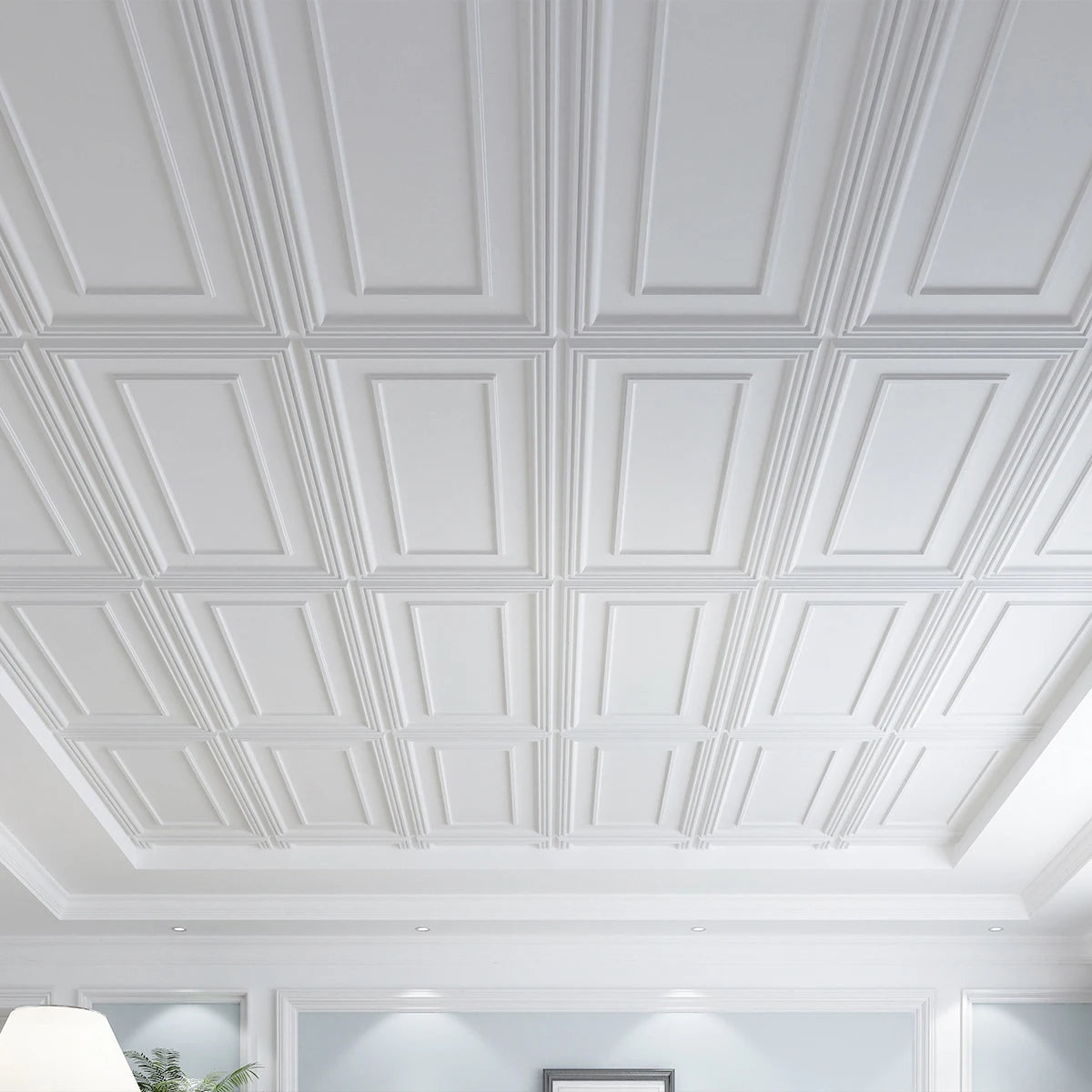 Art3d 3D Drop Ceiling Tiles Non Self Adhesive Wall Panel