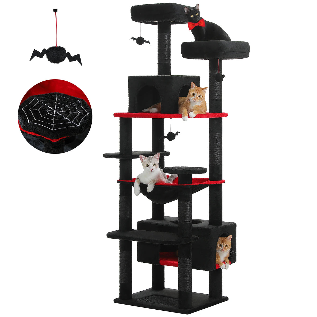 Pawz Road Cat Tree Tower Featuring Sisal Scratching Posts