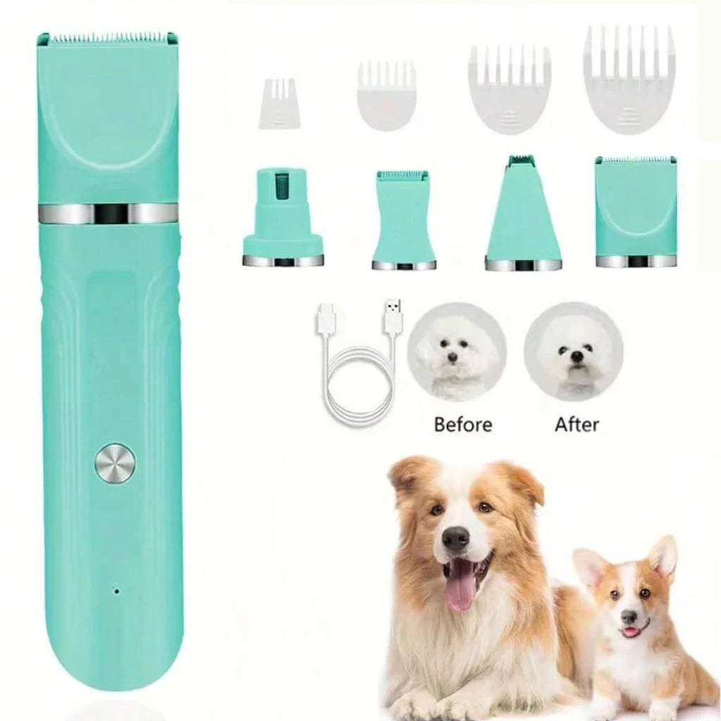 Shuyu Cordless Rechargeable Pet Hair Clipper And Trimmer Kit