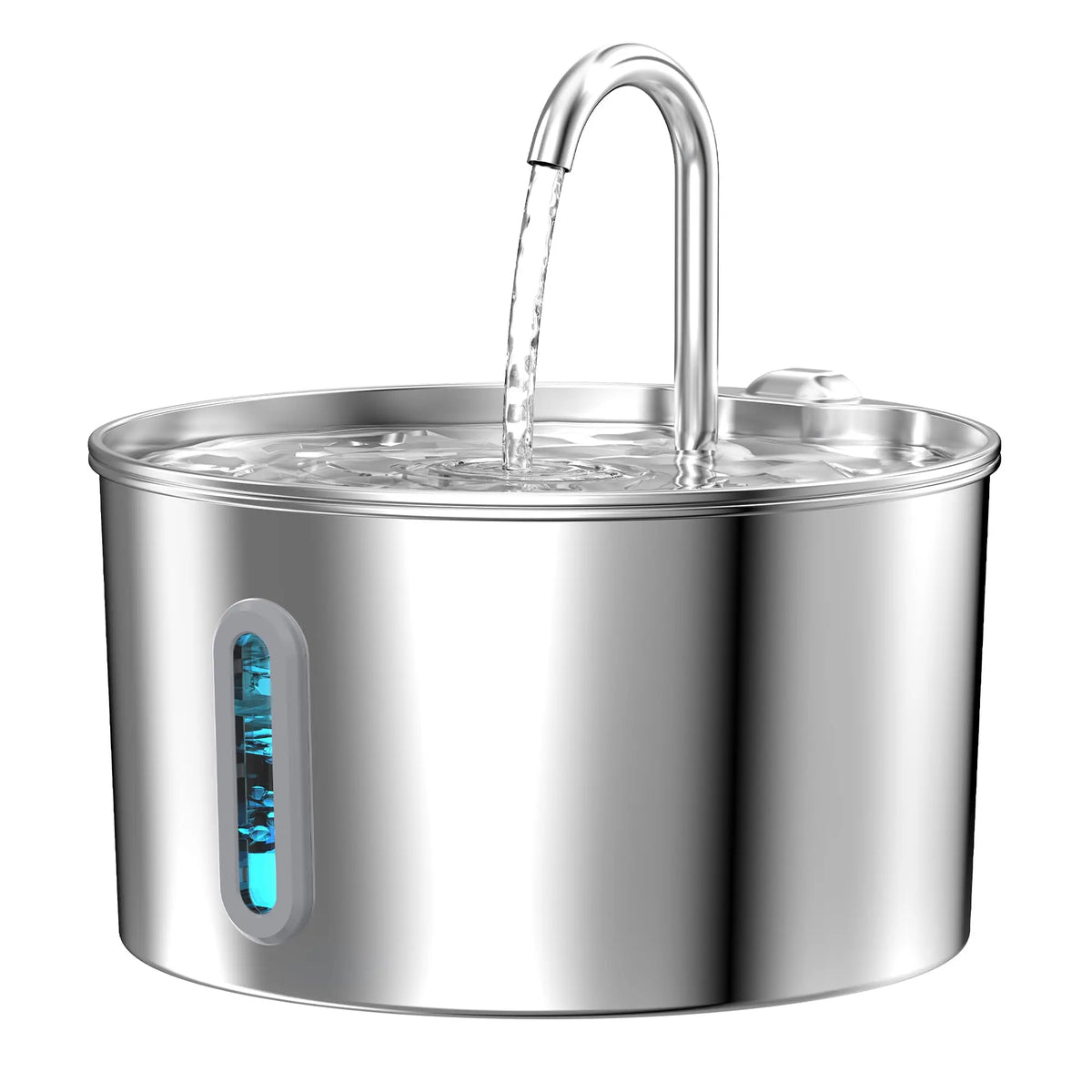 Silent Stainless Steel Pet Water Fountain Dispenser For Cats And Dogs