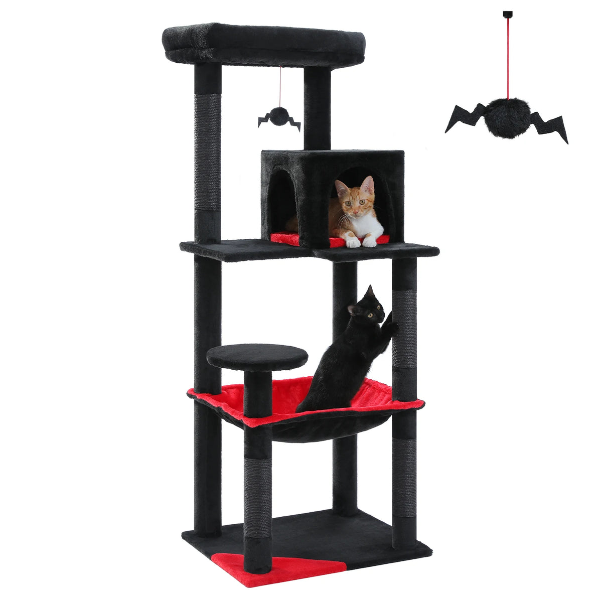 Pawz Road Five Level Cat Tower With Sisal Scratching Posts
