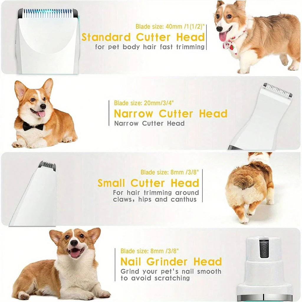 Shuyu Cordless Rechargeable Pet Hair Clipper And Trimmer Kit