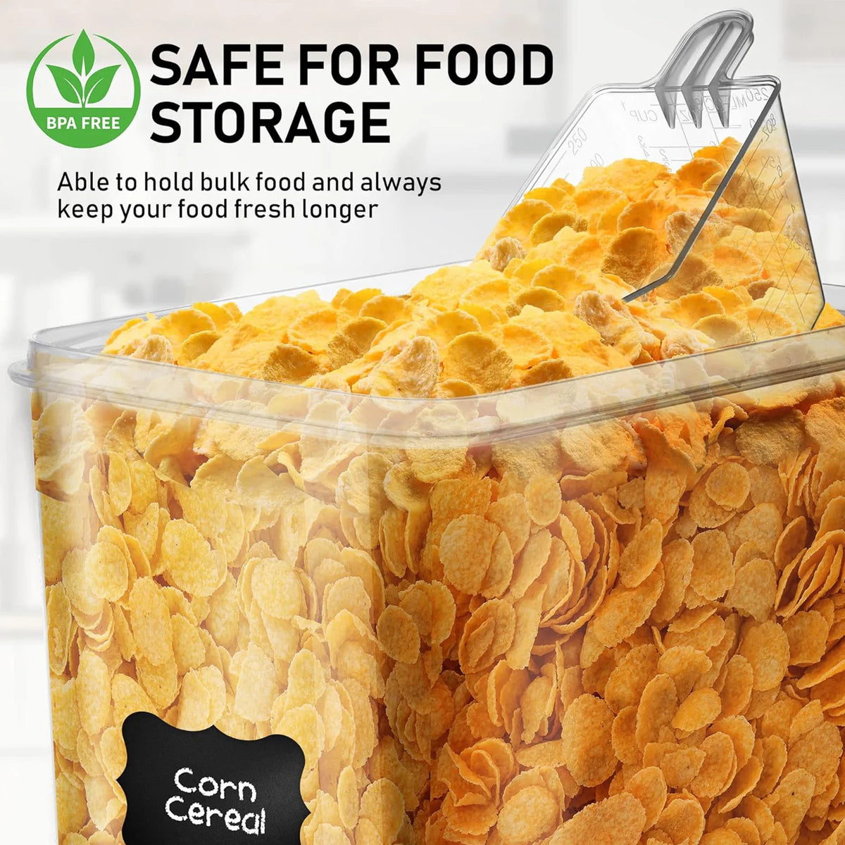 Reusable Airtight Food Storage Canisters With Secure Lids